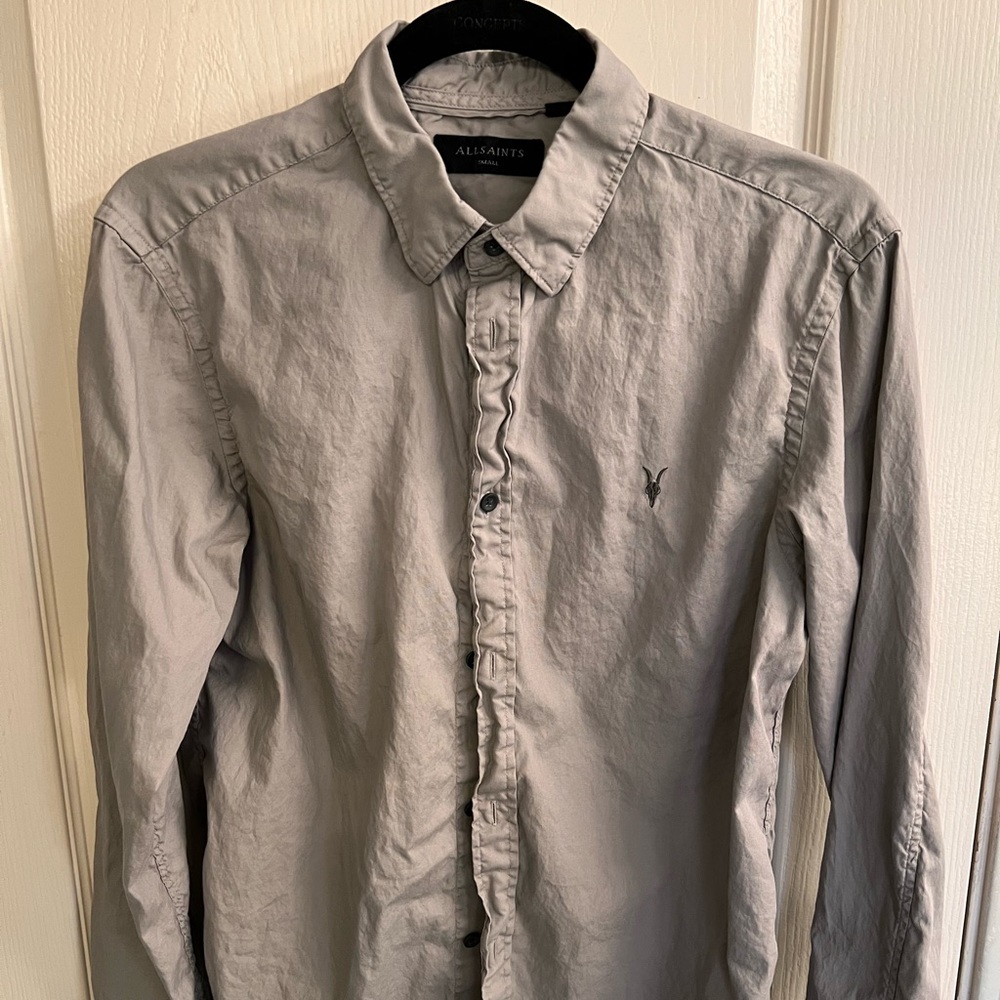 All saints gray shirt
